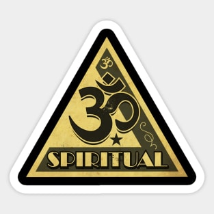 Om Spiritual Meditation Sticker